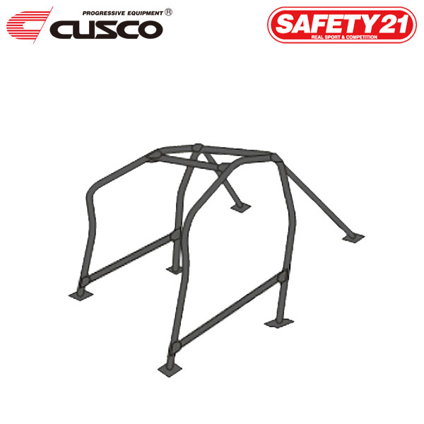 CUSCO クスコ ロールケージ SAFETY21 6点式+サイドバー 定員2名 逃げ ロードスター ND5RC 2015年05月〜 P5-VP 1.5 FR ※沖縄・離島は着払い ※個人宅発送不可、車屋宛のみ