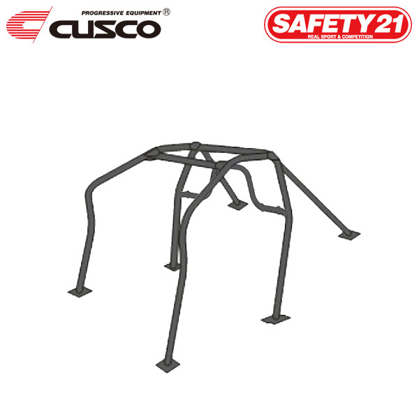 CUSCO クスコ ロールケージ SAFETY21 6点式+メインアーチ横バー 定員2名 逃げ ロードスター ND5RC 2015年05月〜 P5-VP 1.5 FR ※沖縄・離島は着払い ※個人宅発送不可、車屋宛のみ