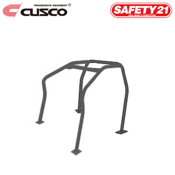 CUSCO クスコ ロールケージ SAFETY21 フロント 4点式 定員2名 逃げ MR-S ZZW30 1999年10月〜2007年07月 1ZZ-FE 1.8 MR ソフトトップ車 ※沖縄・離島は着払い ※個人宅発送不可、車屋宛のみ