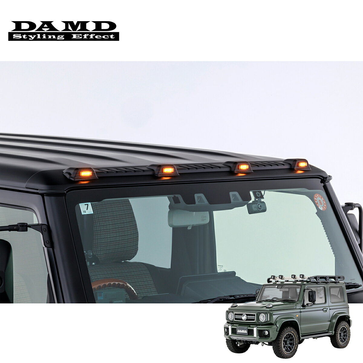 DAMD ダムド 【JIMNY SIERRA “ little G. AVENTURA”】 デューリーマーカーマウント...