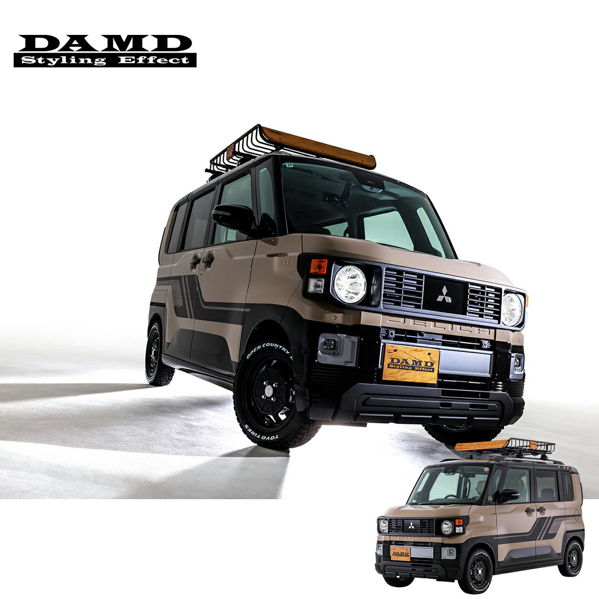 DAMD ダムド 【DALI】 DALI コンプリートキット 未塗装品素地 デリカミニ 4BA-BA2A/BA6A 5BA-BA1A/BA5A 2025.10〜 個人宅配送不可 離島は要確認