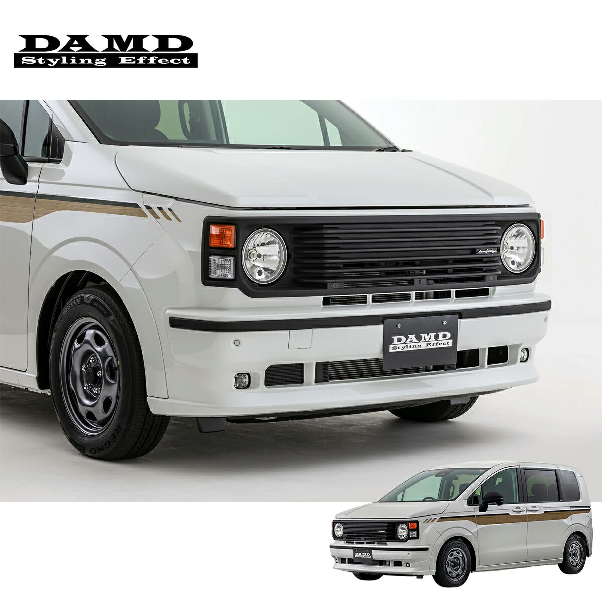 DAMD ダムド  フェイスチェンジキット 塗装済み フリード 6AA-GT5,GT7 2024.6〜 AIR(e:HEV) 個人宅配送不可 離島は要確認