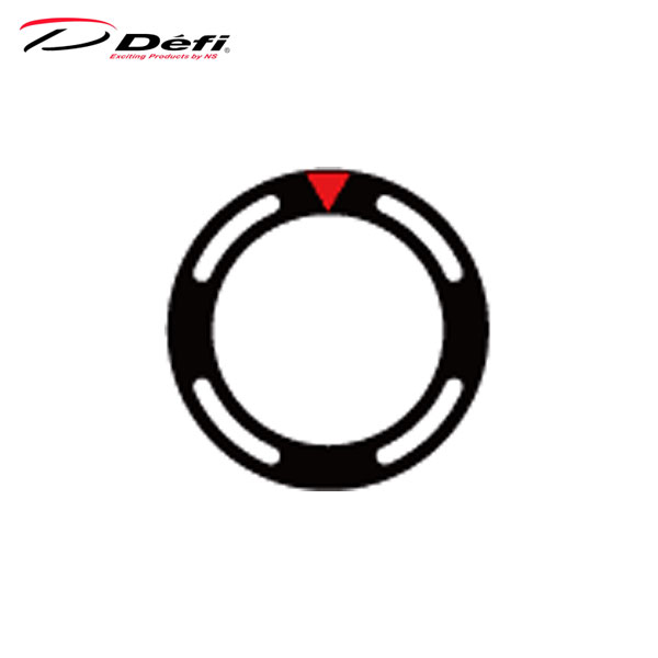 Defi デフィ Φ80 レギュラーポジションベゼル 黒 PDF07105G