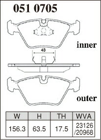 DIXCEL ディクセル ブレーキパッド Xタイプ フロント用 ジャガー XJ12 (X300) JLSA H6.10〜H9.9 V12 6.0L 車台No.720125〜812255 ※北海道・沖縄・離島・同梱時は送料別途