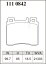 DIXCEL ディクセル ブレーキパッド Mタイプ フロント用 メルセデスベンツ Sクラス (W140) 400SEL 140043 H3〜H6.7 ※北海道・沖縄・離島・同梱時は送料別途