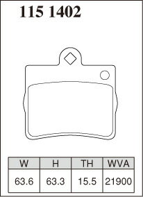 DIXCEL ディクセル ブレーキパッド Xタイプ リア用 メルセデスベンツ Cクラス (W202) C200/220/230/250D セダン 202020 202022 202023 202125 H5〜H12 車台No.A419829/F443893〜 ※北海道・沖縄・離島・同梱時は送料別途