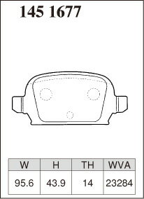 DIXCEL �ǥ������� �֥졼���ѥå� X������ �ꥢ�� ���ڥ� �������� 16V XN180 H13.3�� 1.8L ���̳�ƻ�����졦Υ�硦Ʊ��������������