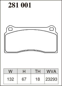 DIXCEL ディクセル ブレーキパッド Specom-GT フロント用 ジャガー XJ8/ソブリン(NAW) JLGB JLGC JLDB JLDC H9.10〜H15.4 V8 3.2/4.0L オプションRパフォーマンス (Brembo) ※北海道・沖縄・離島・同梱時は送料別途