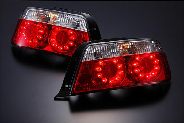 D-MAX LEDクリスタルテールランプ クリア 片側のみ(左) チェイサー GX100 GX105 JZX100 JZX101 JZX105 H8.9〜H10.8 前期