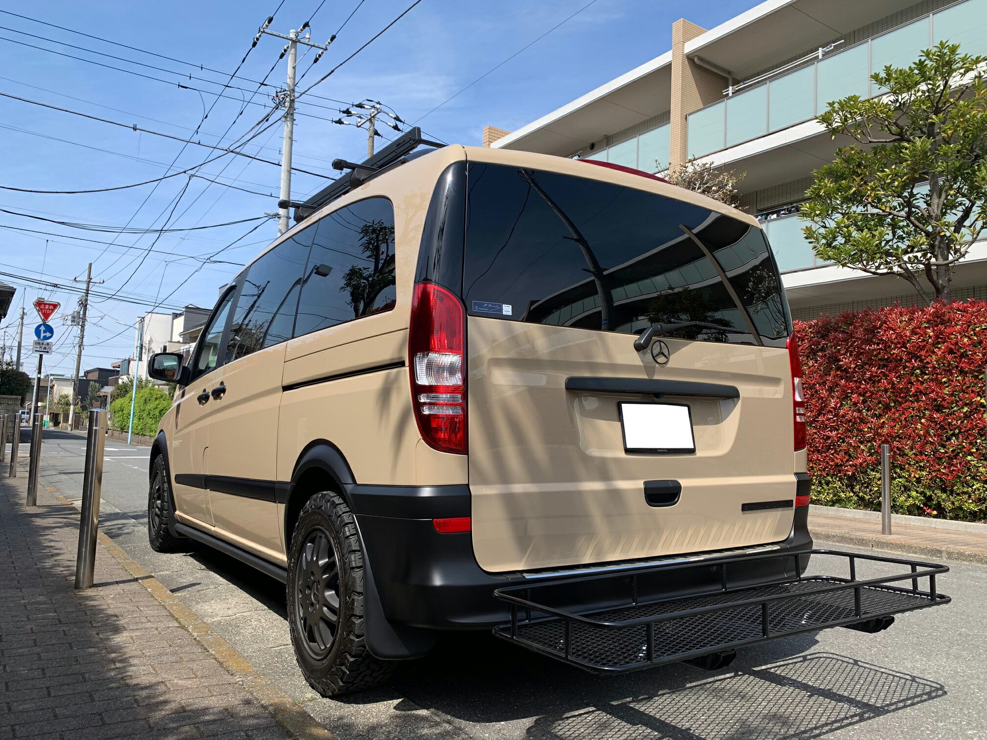 DMD ヒッチメンバー2本出し(背面キャリア) D級 メルセデスベンツ Vクラス (W639) H18.11～H22.12 V350 トレンド/アンビエンテ ノーマルバンパー 前期 viano対応