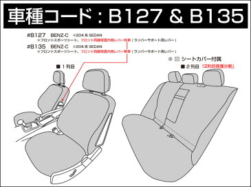 [Dotty] ダティ ダイアラックス シートカバー メルセデスベンツ Cクラス セダン W204 2007/6〜2014/6 5人乗 フロント背面内側にレバー無 リア背面6：4分割 リアセンターアームレスト有 [C63AMG以外の全グレード] ※北海道は送料540円(税込) 沖縄・離島は送料1296円(税込)