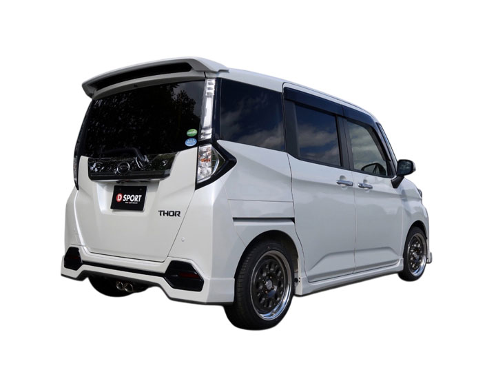 D-SPORT リヤロワスカート 未塗装品 ルーミー カスタムG/G-T M900A 16.11〜 個人宅配送不可 沖縄・離島は要確認