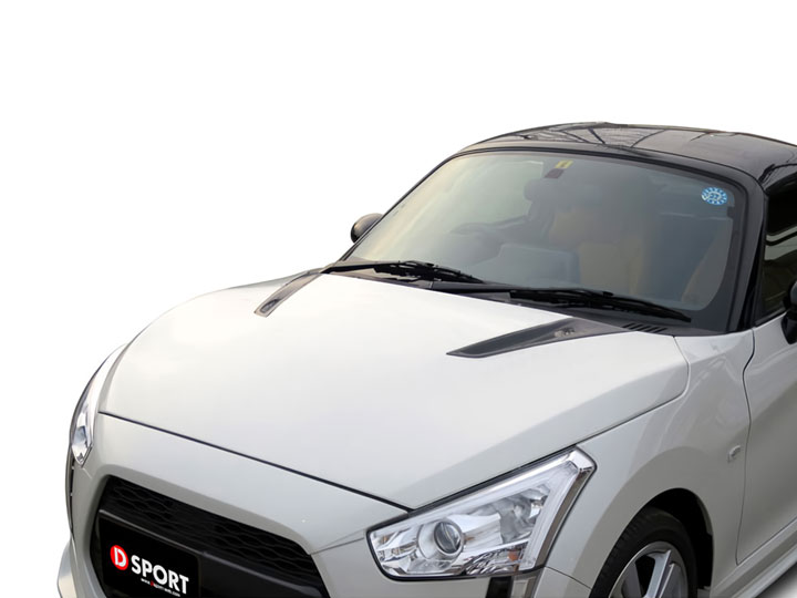 D-SPORT エアロボンネット FRP トニコオレンジメタリック(R71) コペンRobe LA400K 14.06～ 個人宅配送不可 沖縄・離島は要確認