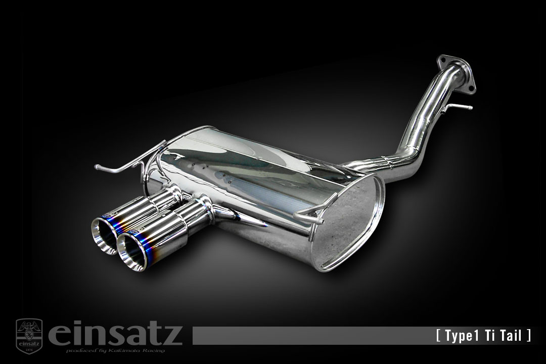 einsatz マフラー s-622 Type1 Tail チタンフェイス BMW 1シリーズ（E82） ABA-UC30 3.0_ターボ N55B30A FR 10/5〜12/8 7AT [135i クーペ] 個人宅配送不可 北海道・沖縄・離島は要確認