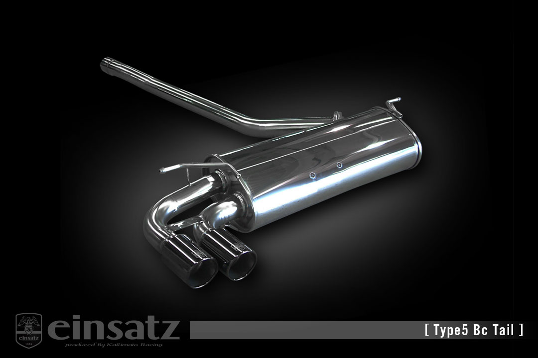 einsatz マフラー s-622 Type5 Tail チタンフェイス BMW 1シリーズ（F20） DBA-1A16 1.6_ターボ N13B16A FR 11/9〜15/5 8AT [120i] 個人宅配送不可 北海道・沖縄・離島は要確認