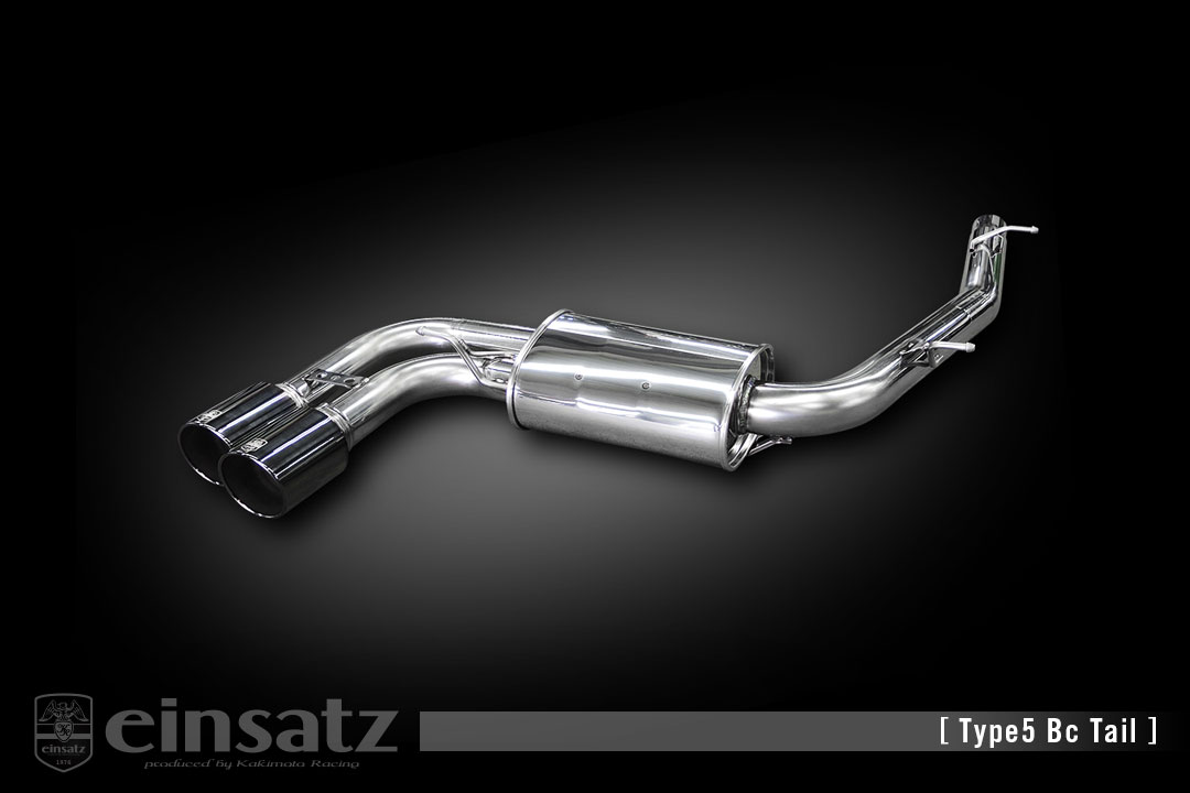 einsatz マフラー s-622 Type5 Tail チタンフェイス BMW X3（F25） LDA-WY20 2.0_ディーゼルターボ N47D20C 4WD 14/6〜17/10 8AT [xDrive 20d Mスポーツ] 個人宅配送不可 北海道・沖縄・離島は要確認