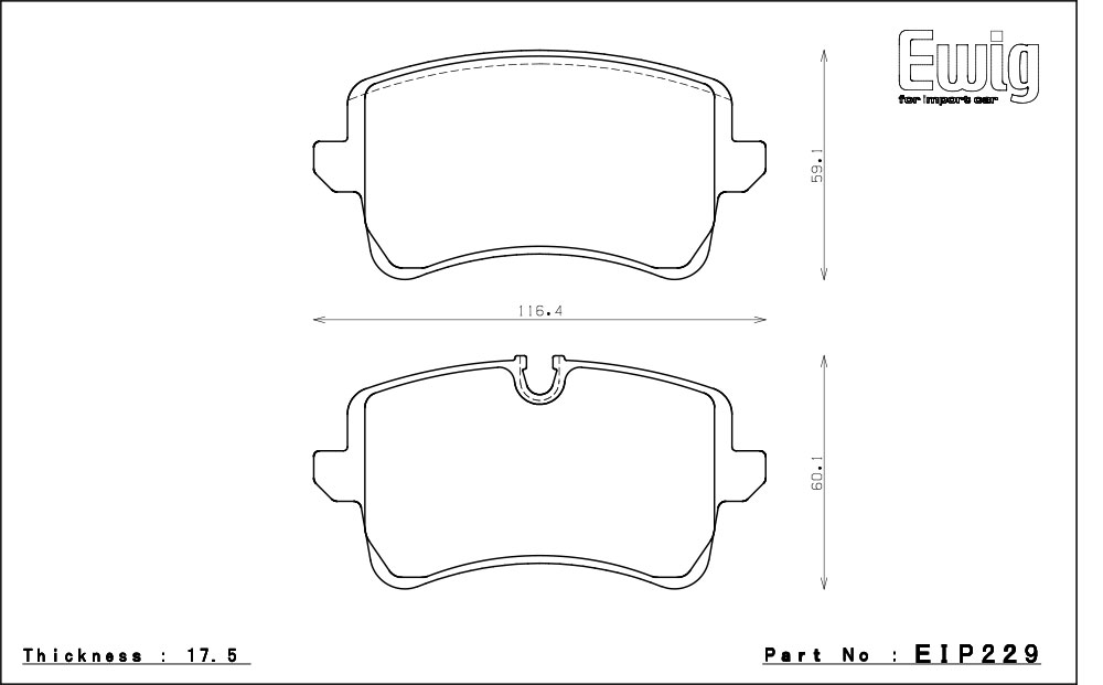 ENDLESS エンドレス ブレーキパッド Ewig CC40(ME20) リア用 アウディ A8 4.2 FSI クワトロ/L4.2 FSI クワトロ 4HCDRF 4HCDRL 10/12〜12/9