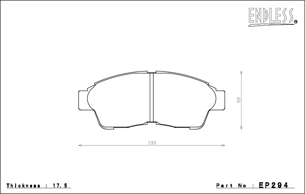ENDLESS エンドレス ブレーキパッド SSY フロント用 カリーナ ST190 CT190 H4/8〜H8/8 リアドラム