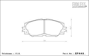 [ENDLESS] エンドレス ブレーキパッド SSM フロント用 ノア ZWR80G H26/2〜 1.8L ハイブリッド 本州・北海道は送料無料 沖縄・離島は送料1000円(税別)