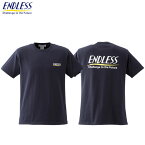 ENDLESS エンドレス ロゴTシャツ ネイビー (M〜XL)