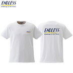 ENDLESS エンドレス ロゴTシャツ ホワイト (M〜XL)