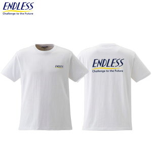 ENDLESS エンドレス ロゴTシャツ ホワイト (M〜XL)