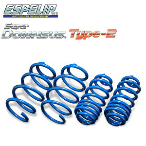 ESPELIR エスペリア スーパーダウンサス タイプ2 1台分セット レガシィアウトバック BRM H24/5〜H26/9 FB25 D型/E型 2.5i アイサイト Sパッケージ(ビルシュタイン装着車)