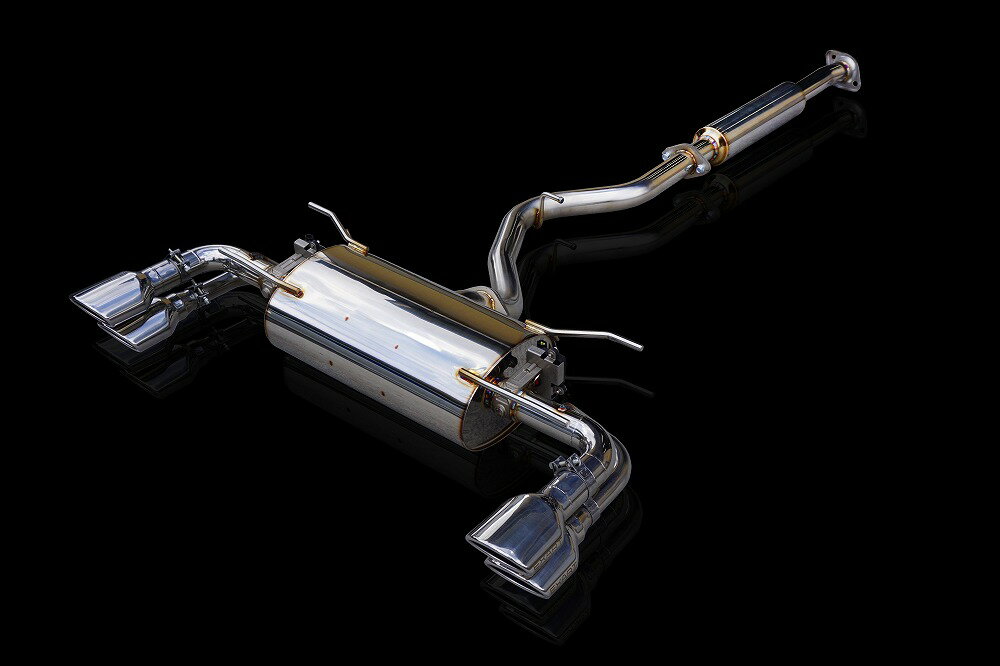 EXART iVSC マフラー カーボンテール BRZ 3BA-ZD8 FA24 6MT専用