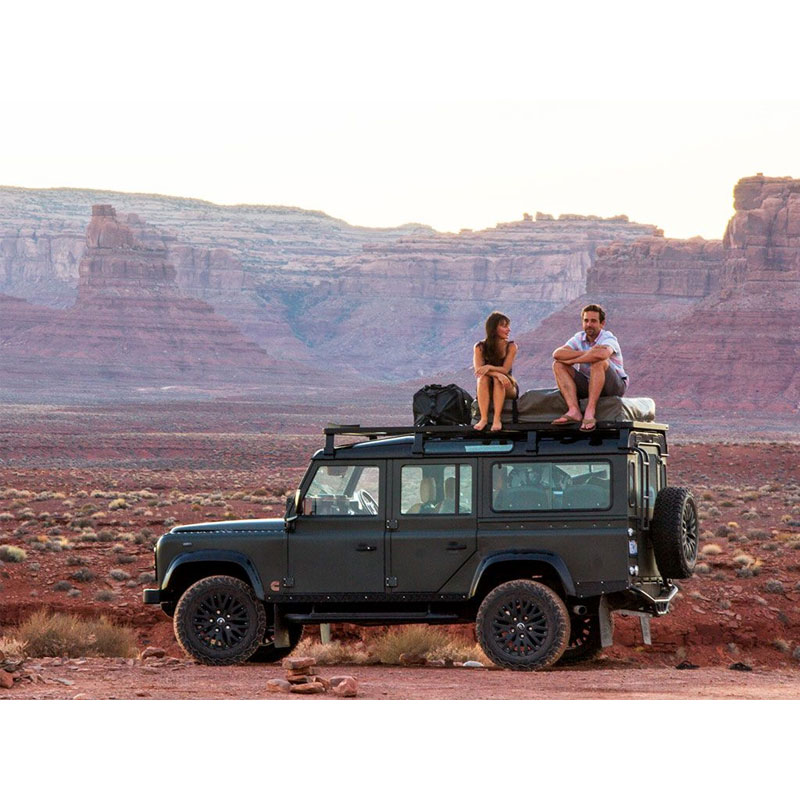 FRONT RUNNER フロントランナー ディフェンダー 110用ルーフラック 1425mm×1560mm LOW LAND ROVER ディ..