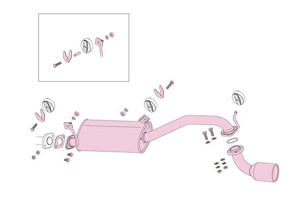 FUJITSUBO フジツボ マフラー レガリスK セルボモード E-CN22S H3.9～H7.10 F6A ターボ 2WD 受注生産品 ※沖縄・離島は送料要確認 ※個人宅発送可