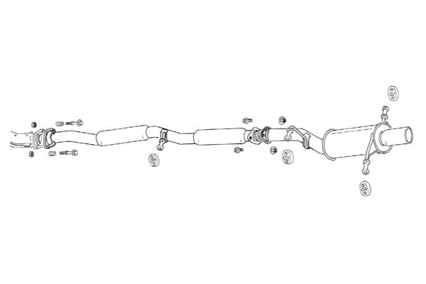 FUJITSUBO フジツボ マフラー パワーゲッター インプレッサスポーツワゴン GF-GF8 H10.9～H12.8 EJ20 WRX アプライドモデルF・G 受注生産品 ※沖縄・離島は送料要確認 ※個人宅発送可