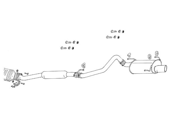 FUJITSUBO フジツボ マフラー レガリスR セリカ E-ST202 H5.10～H11.9 3S-FE SS-I 受注生産品 ※沖縄・離島は送料要確認 ※個人宅発送可