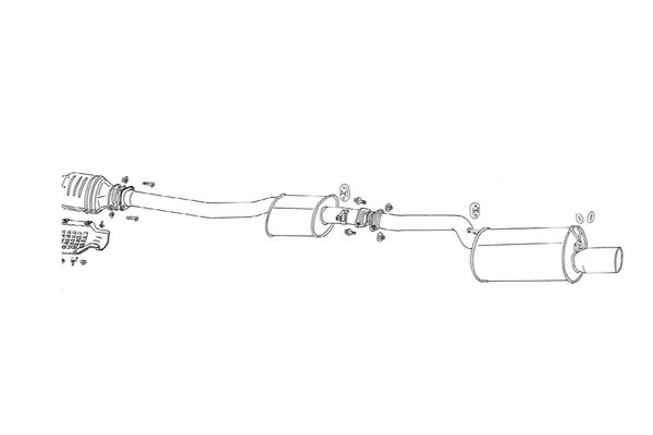 FUJITSUBO フジツボ マフラー レガリスR クレスタ E-MX83 H1.8〜H4.10 7M-GE 3.0 ※個人宅発送可 ※沖縄・離島は送料要確認