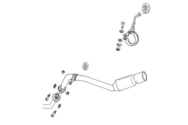 FUJITSUBO フジツボ マフラー パワーゲッター ヴィッツ UA-NCP13 CBA-NCP13 H14.12～H17.1 1NZ-FE RS 1.5 2WD エアロ付 受注生産品 ※沖縄・離島は送料要確認 ※個人宅発送可