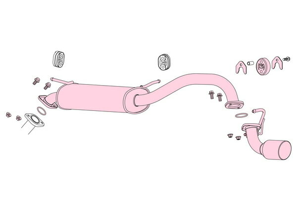 FUJITSUBO フジツボ マフラー レガリスK AZワゴン GF-MD21S TA-MD22S H10.10〜H14.9 K6A RR 2WD ※個人宅発送可 ※沖縄・離島は送料要確認