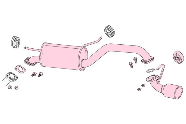 FUJITSUBO フジツボ マフラー レガリスK ラパン TA-HE21S H15.9〜H19.5 K6A SS 2WD ※個人宅発送可 ※沖縄・離島は送料要確認