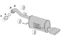 FUJITSUBO フジツボ マフラー ワゴリス ティーダ DBA-C11 H16.9～H20.1 HR15DE 1.5 2WD エアロ付 受注生産品 ※沖縄・離島は送料要確認 ※個人宅発送可
