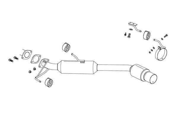 FUJITSUBO フジツボ マフラー パワーゲッター ヴォクシー CBA-AZR60G DBA-AZR60G H16.8～H19.6 1AZ-FSE Z 2WD マイナー後 受注生産品 ※沖縄・離島は送料要確認 ※個人宅発送可