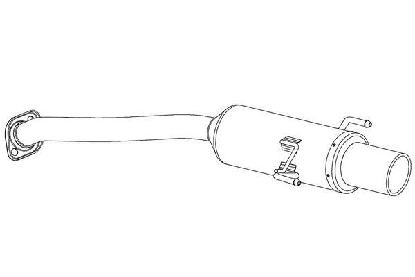 FUJITSUBO フジツボ マフラー A-S ストリーム DBA-RN8 H18.7〜H21.6 R20A 2.0 2WD ※個人宅発送可 ※沖縄・離島は送料要確認