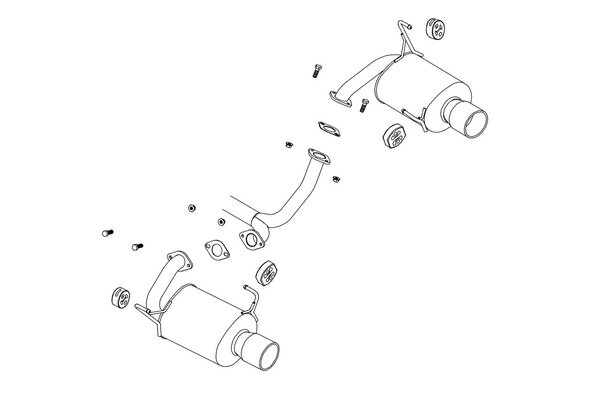 FUJITSUBO フジツボ マフラー A-S レガシィB4 DBA-BMG H24.5～H26.10 FA20 2.0 ターボ DIT 受注生産品 ※沖縄・離島は送料要確認 ※個人宅発送可