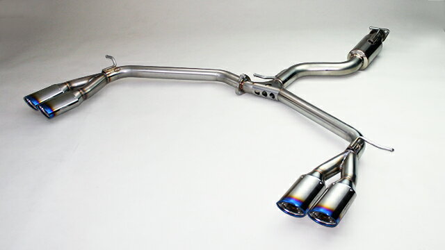 GANADOR マフラー PASION ヴェルファイア 2.5Lガソリン DBA-AGH35W H27/1-R1/12 2AR-FE 4WD [Z] 左右4本出し ブルー発色 個人宅配送不可 沖縄・離島は要確認