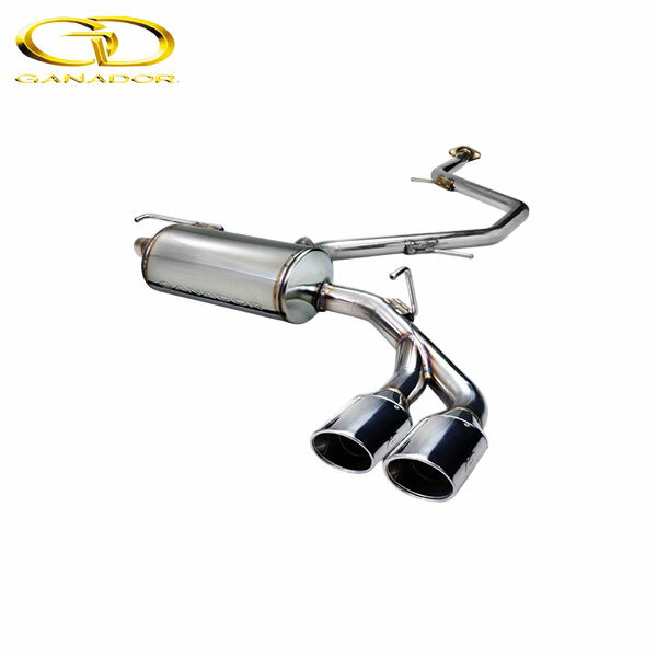 GANADOR マフラー PASION プリウスPHV DLA-ZVW52 H29/9-R2/6 2ZR-FXE [GR SPORT] ダブル出し ポリッシュ 個人宅配送不可 沖縄・離島は要確認