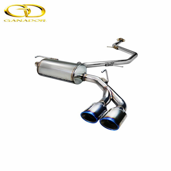 GANADOR マフラー PASION プリウスPHV 6LA-ZVW52 R2/7- 2ZR-FXE [GR SPORT] ダブル出し ブルー発色 個人宅配送不可 沖縄・離島は要確認