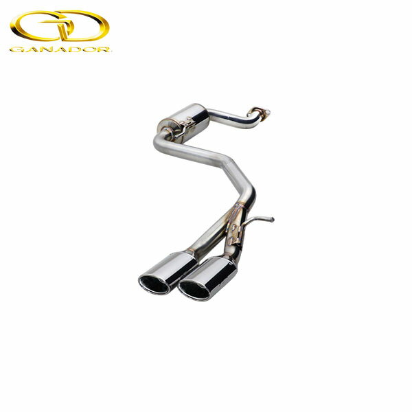 GANADOR マフラー PASION ヴォクシー ハイブリッド 6AA-ZWR90W R4/1- 2ZR-FXE 2WD [S-Z / S-G] リヤピース 右ダブル出し ポリッシュ 個人宅配送不可 沖縄・離島は要確認