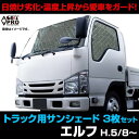 GET-PRO ゲットプロ 車種別サンシェード フロント サイド 3枚組 収納袋付き いすゞ エルフ H5.8〜 標準/ダブルキャブ