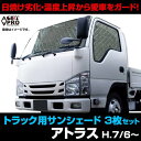 GET-PRO ゲットプロ 車種別サンシェード フロント サイド 3枚組 収納袋付き アトラス H7.6〜 標準/ダブルキャブ