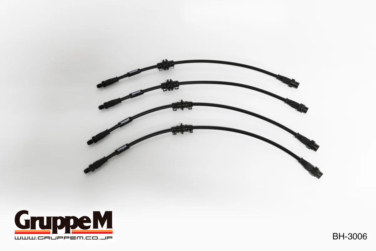 グループエム ブレーキライン 1台分セット・カーボン スチールフィッティング BMW 3シリーズ E36 1996-1998 1.9L 318I/IS 沖縄・離島は要確認