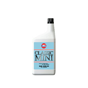 Gulf ガルフ エンジンオイル CLASSIC MINI (クラシック ミニ) 20W-50 1L 1ケース/6本セット 部分合成油