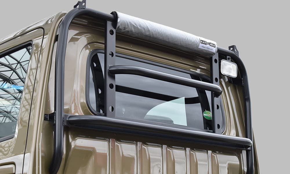 HARD CARGO ハードカーゴ パッド 丸パイプ用(軽トラック) 2本セット ブラック 北海道・沖縄・離島は要確認