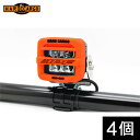 HARD CARGO ハードカーゴ ワークライト 4個セット ネオンオレンジ×ブラックプリント HARDCARGO×IPFコラボモデル 北海道・沖縄・離島は要確...